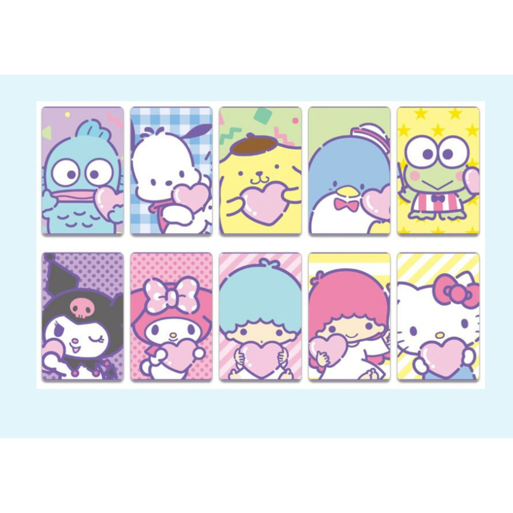 สติ๊กเกอร์ติดบัตร BTS MRT คีย์การ์ด #(sanri.o)(1-90)new