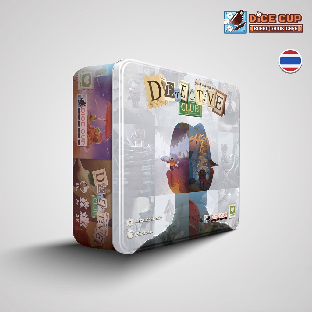 [ของแท้] ชมรมยอดนักสืบ (Detective Club) Board Game (Dice Cup Games) บอร์ดเกม ไทย/THAI