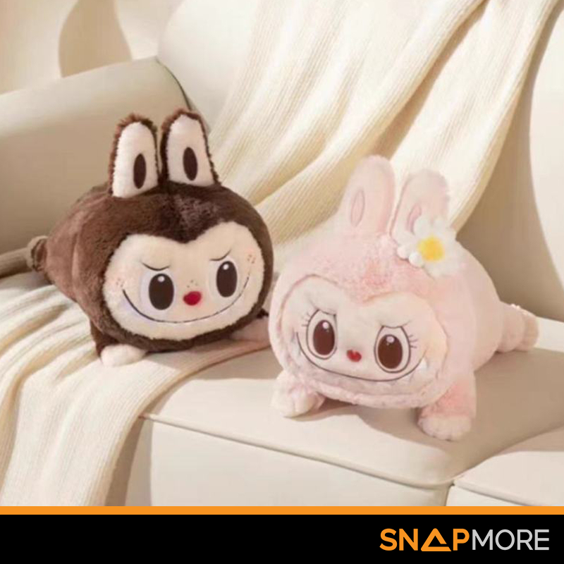ตุ๊กตาหมอน THE MONSTERS LABUBU & MOKOKO SWEET SLEEPING LYING DOLL [POP LAND]