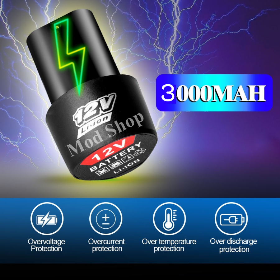 แบตสว่านไร้สาย แบตเตอรี่12v แบตเตอรี่สว่านไร้สาย แบต 12vลิเธียม