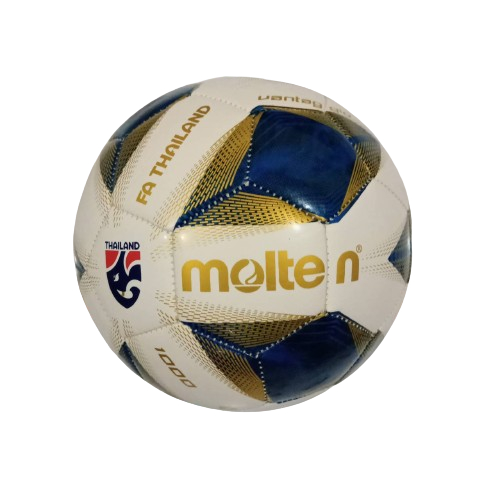 molten(มอลเทน)ลูกฟุตบอล ลูกบอลหนังเย็บ molten FA THAILAND รหัส F1A1000-TH สินค้าลูกบอลที่ระลึก ลายทีมชาติไทย ขนาด Size 1