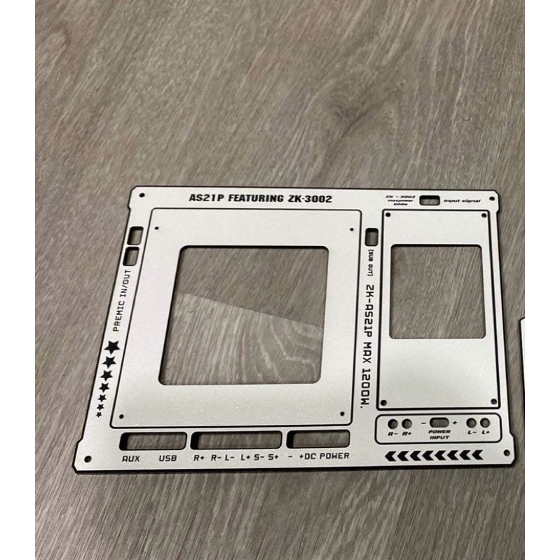 ฐานวางแอมป์zk-AS21P+zk-3002ลงตัวสวยงาม มีหลายสีจ้า