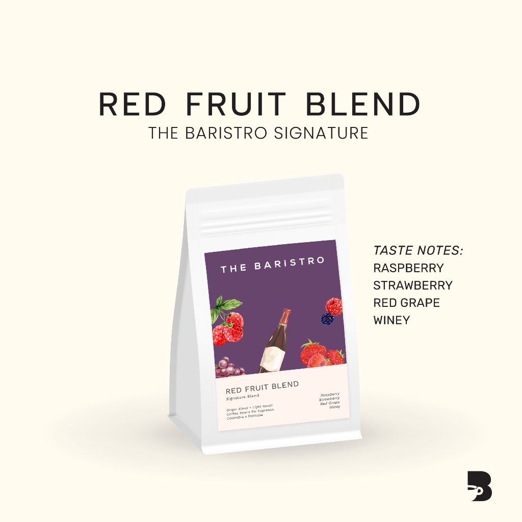เมล็ดกาแฟ คั่วอ่อน - Red Fruit Blend The Baristro Signature