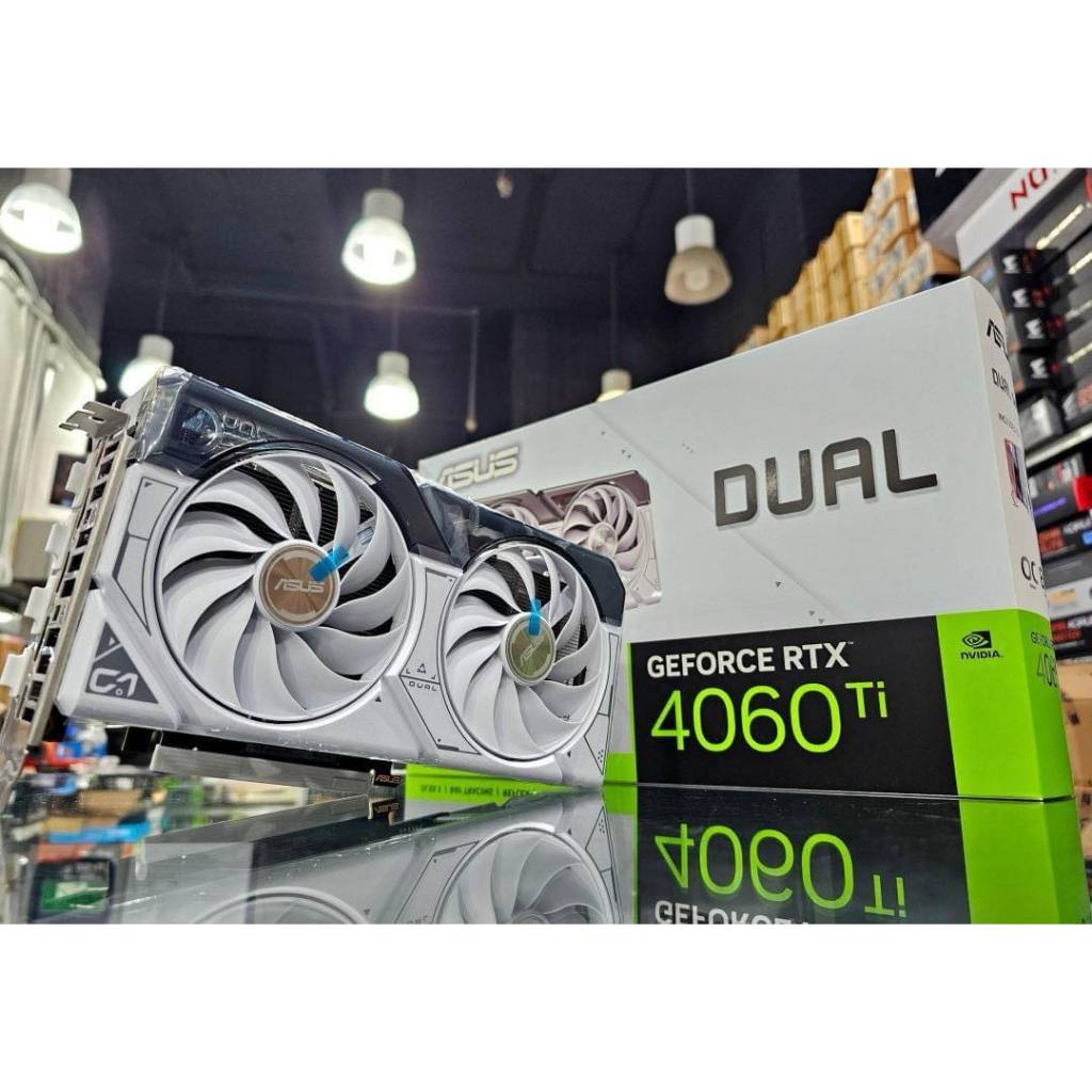 ASUS DUAL RTX4060Ti OC WHITE 8GB GGDR6