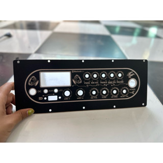แผ่นเพลท TB21+REVERB ช่องเพลท 25 × 7 ไฟส่องผ่านได้ เพลทดำยิง…
