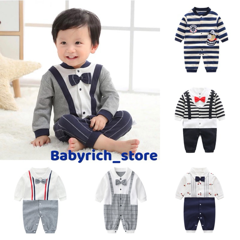(พร้อมส่ง 31แบบ)ชุดเด็กทารก ชุดเด็กอ่อน เบบี้สูท บอดี้สูท romper รอมเปอร์