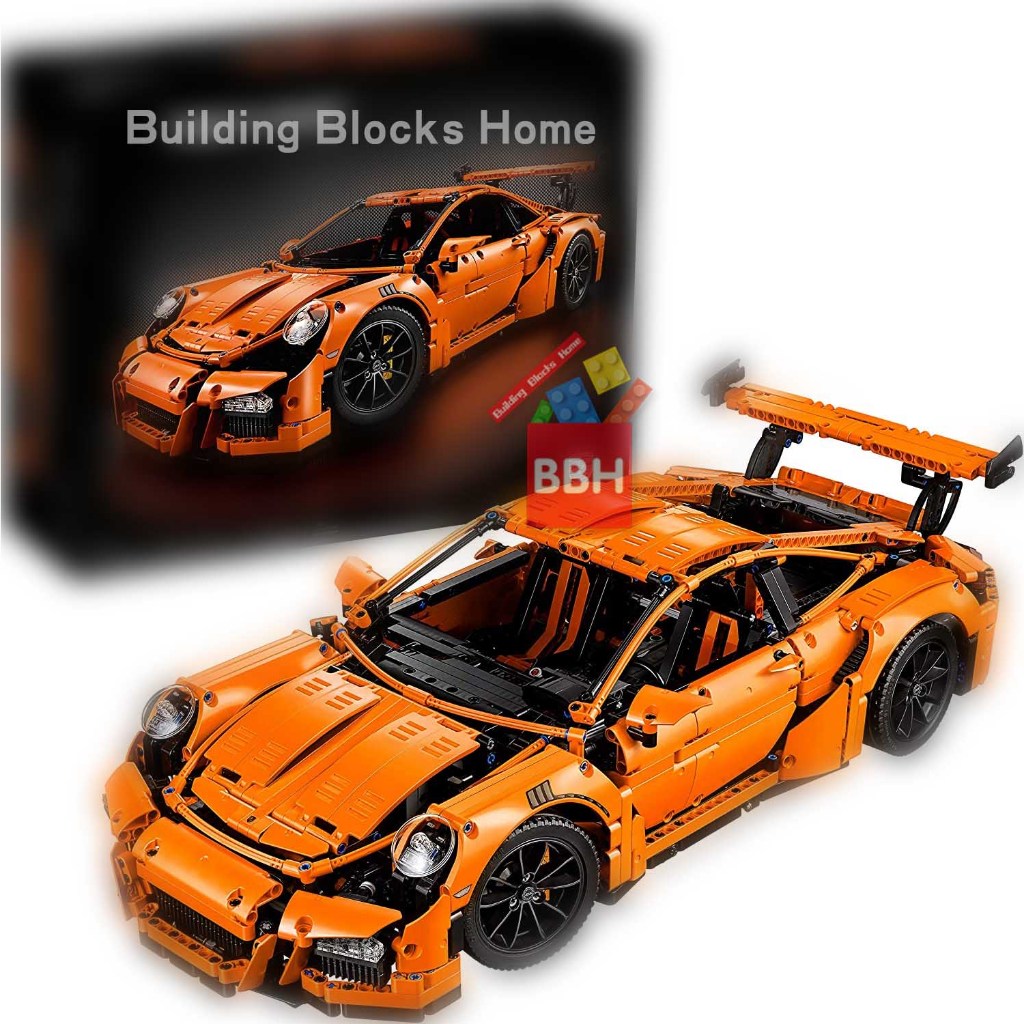 ⚡จัดส่งตลอด 24 ชั่วโมง ⚡Compatible lepin Technic Toy Building Blocks Porsche-GT3 42056（2704+PCS）