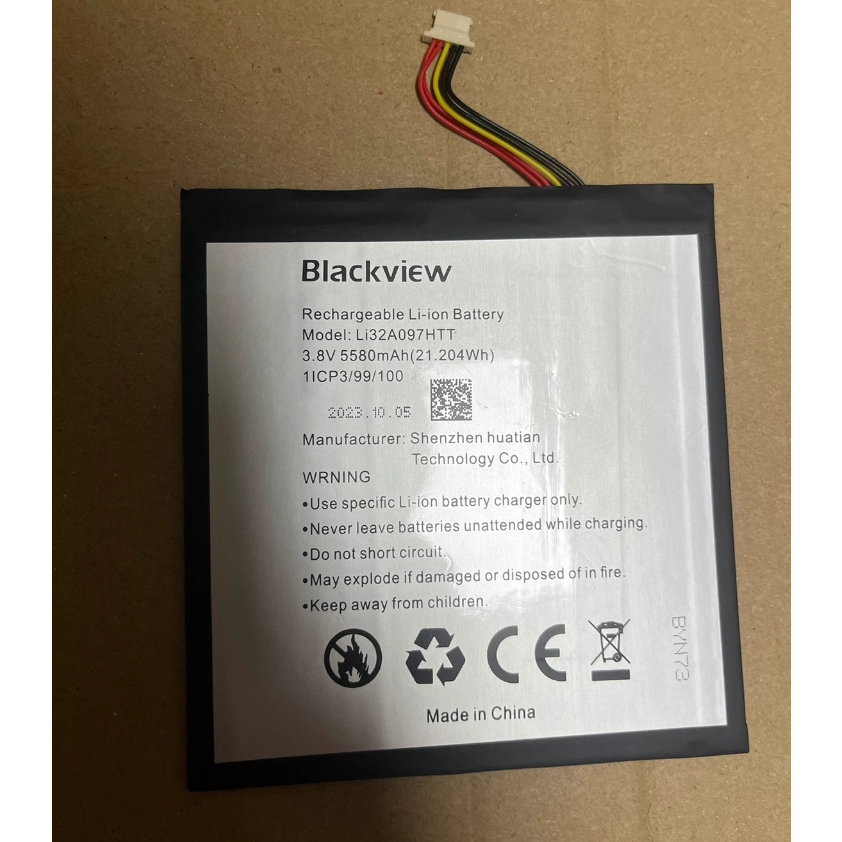 สำหรับแผ่นไฟฟ้า Lingdu TAB 6 แบตเตอรี่ 5580mAh Blackview Lingdu Li32A097HTT