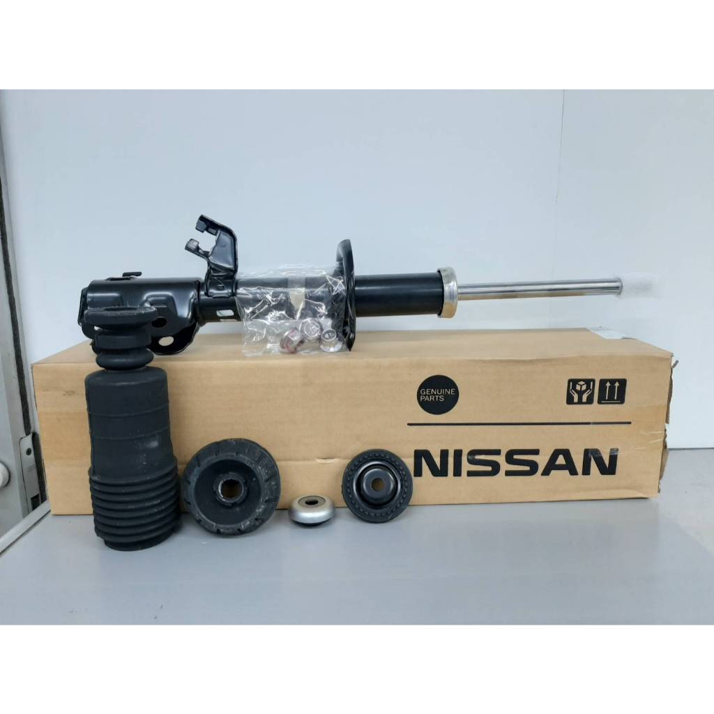 ชุดโช็คหน้า ขวา RIGHT Nissan March K13 E4302-1HJ1A  ราคาทั้งชุดได้ของตามรูปที่ลง (เป็นอะไหล่แท้ Nissan)
