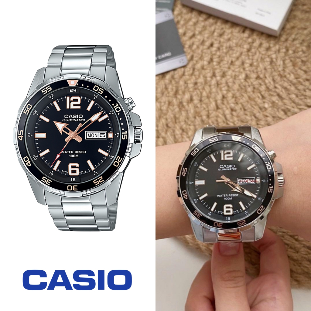 สินค้าขายดี นาฬิกาข้อมือคาสิโอชาย รุ่น MTD-1079D-1A3  (สินค้าใหม่ มีรับประกัน)