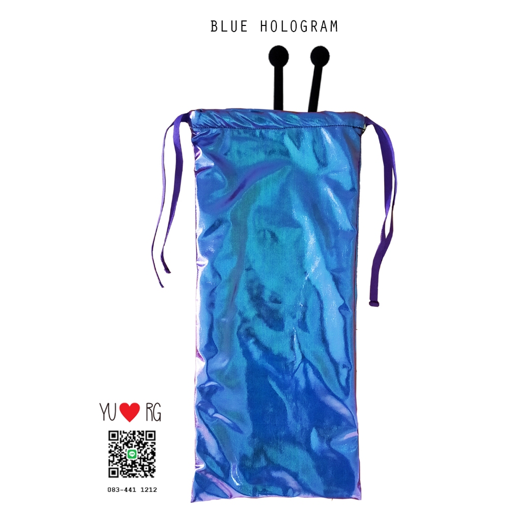 ถุงใส่อุปกรณ์คฑายิมนาสติกลีลา-สีโฮโลแกรม Hologram
