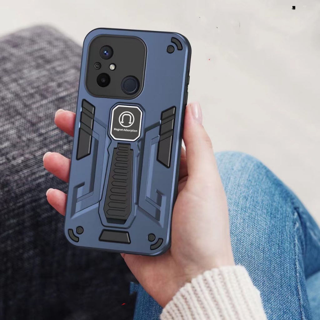 มาไหม่ เคสขาตั้ง ใช้สำหรับ Xiaomi Redmi 12C / Poco C55  กันกระแทก For เสี่ยวมี่ เรดมี่12C