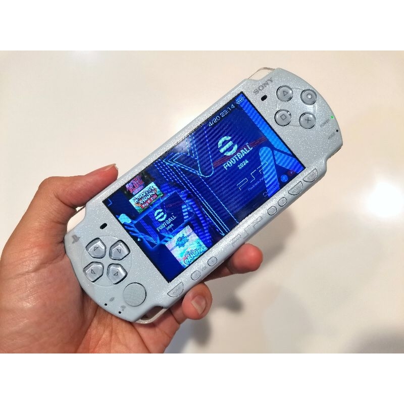 PSP 2000 มือสอง แปลงแล้วเล่นเกมผ่านเมม ลงเกมให้ฟรี มี efootball​2024​update​