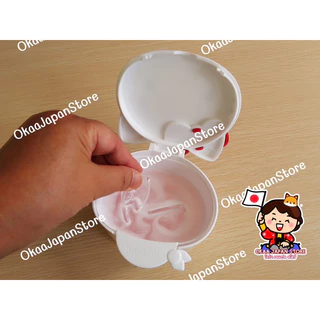 🇯🇵ญี่ปุ่นแท้ 🚚พร้อมส่ง🎌 Kitty Dental Cup ถ้วยทำความสะอาดฟันปลอม รีเทนเนอร retainer invisalign Sanrio คิตตี้ กล่องแช่ฟัน