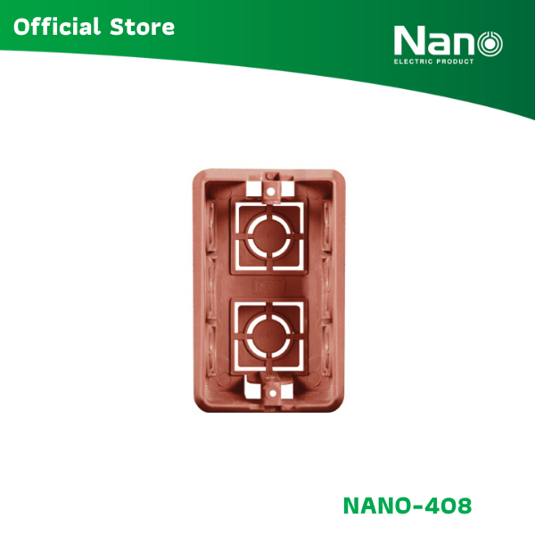 NANO บล็อกฝัง 2x4" (100 ชิ้น/กล่อง) รุ่น NANO-408