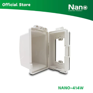 NANO ฝาครอบแผงหน้ากากกันน้ำแบบฝาสูง (1 ชิ้น/กล่อง) รุ่น NANO-414