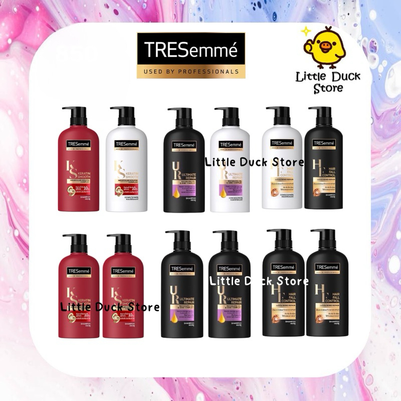 [ Exp. 08/26] เทรซาเม่  TRESemme แชมพู + ครีมนวด 400 ml. / 425 ml. / 450 ml.