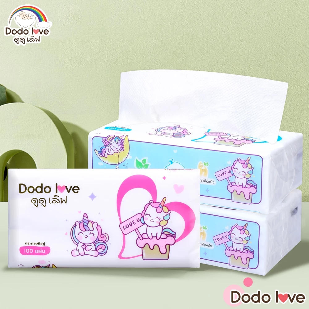 DODOLOVE ทิชชู่  1ชิ้น ผ้าเช็ดทำความสะอาดสำหรับเด็ก สุ่มสี thumbnail 7