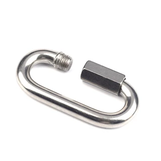 ควิกลิงค์ สแตนเลส 304 แท้ quick link stainless ไม่ขึ้นสนิม ตะขอล็อค คาราบิเนอร์ M3.5 M4