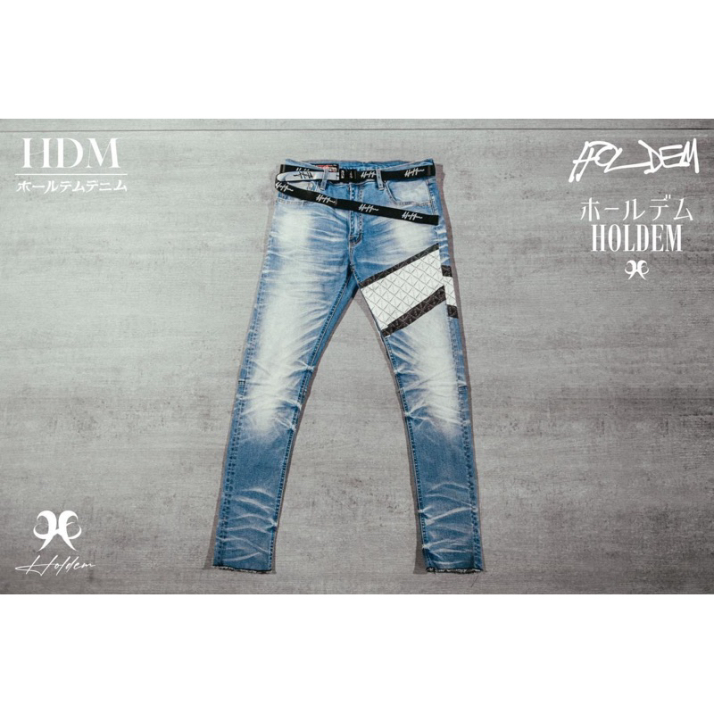 Limited Collection (Summer 2024)  Holdem Blue Washed 2024 (White Black ♠️⚪️ Wound strap)