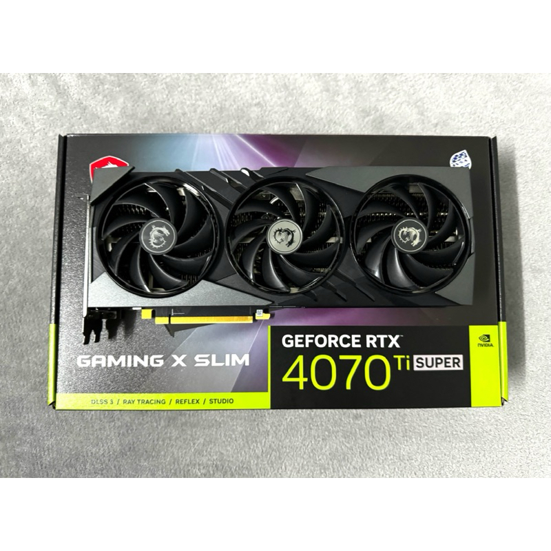 MSI RTX 4070 TI SUPER GAMING X SLIM 16GB มือสอง ครบกล่อง