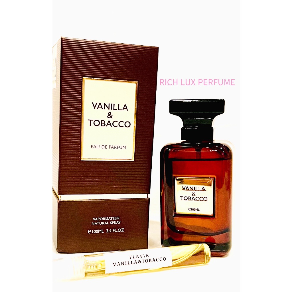 น้ำหอมขวดเล็ก 10ml - Flavia Vanilla & Tobacco unisex edp โคลน ทอมฟอด Tobacco vanille
