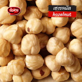 เฮเซลนัทอบ ไม่มีเปลือก รสธรรมชาติ (roasted hazelnut) by ล้อมวง ถั่วเฮเซลนัท เฮเซลนัต ถั่ว ธัญพืช