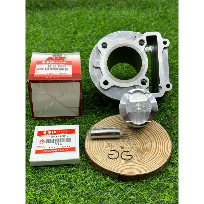 เสื้อmioลูก57มิลสำหรับใส่ชักเดิมพร้อมปาดหลบวาล์วลูกสูบสลัก15มิลปลอกนอกโต61.4มิลใส่แคร้งเดิมได้เลย