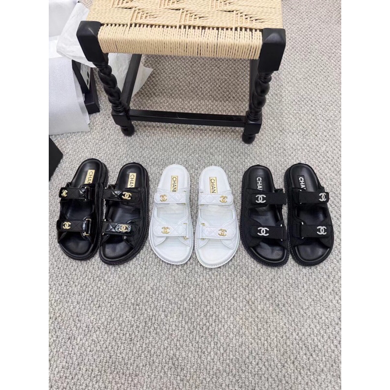 Chanel New Collection💛💛 Pre-order❌❌ รองเท้าแตะ Flat Sandals