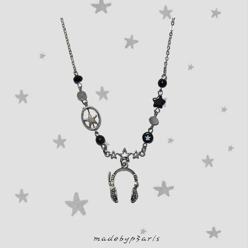เครื่องประดับสร้อย y2k star necklace ⋆.˚✮🎧✮˚.⋆
