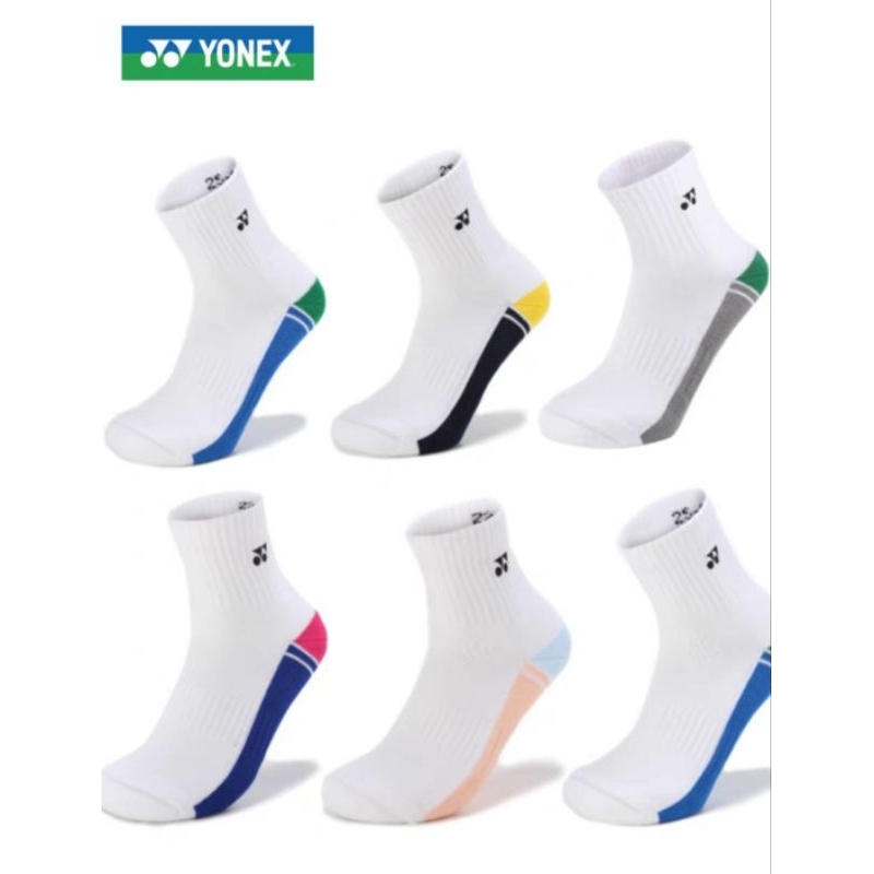 🛒(พร้อมส่ง) YONEX ถุงเท้าแบดมินตัน รุ่น 145212BCR และ 245212BCR