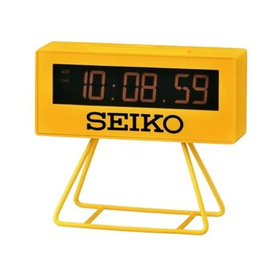 🎁SEIKO นาฬิกาปลุก ตั้งโต๊ะ รุ่น QHL062Y ของแท้ 100% ประกัน 1 ปี