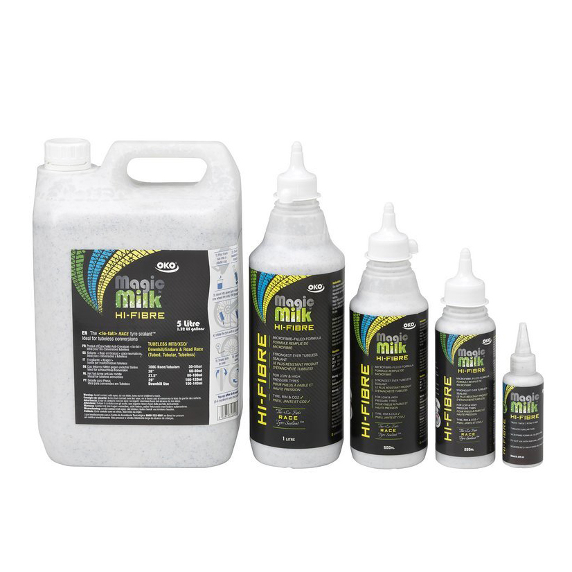 น้ำยาทูปเลส คุณภาพสูง จากประเทศอังกฤษ   OKO SEALANT TUBELESS  Magic Milk HI-FIBER