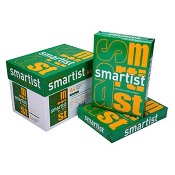 กระดาษปอนด์ขาว  กระดาษ A4 Smartist 70 แกรมขายยกลัง 5 รีม
