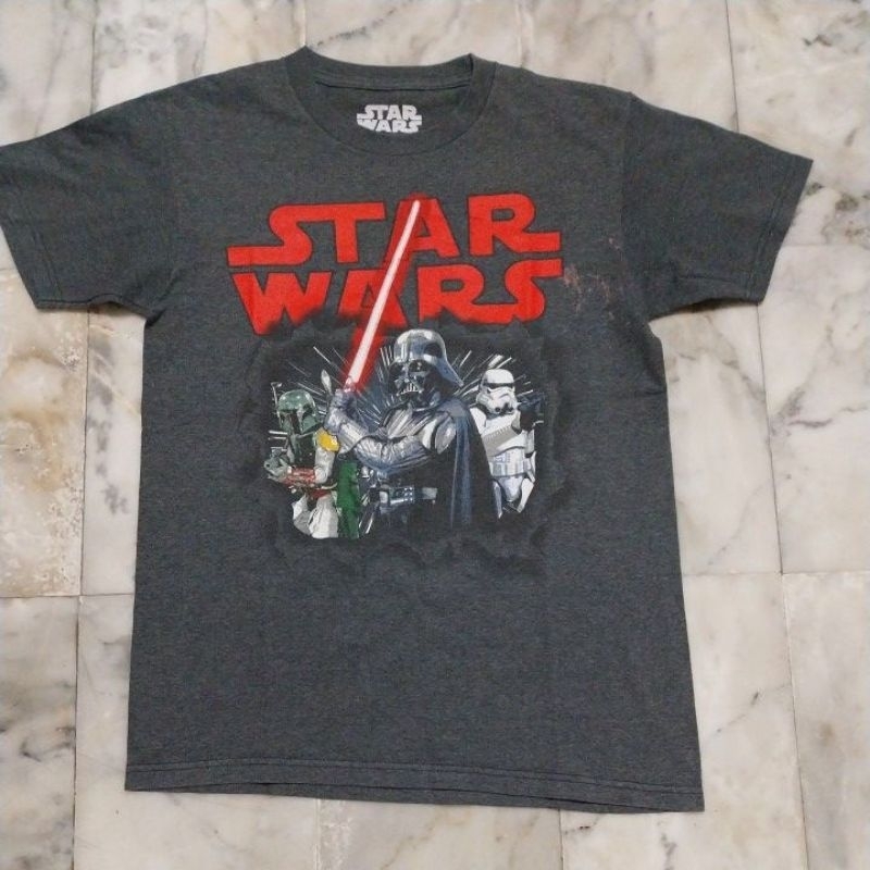 เสื้อยืดแขนสั้น แนวภาพยนตร์ STAR WARS แท้ มือสอง สภาพดี ของพร้อมส่งครับ