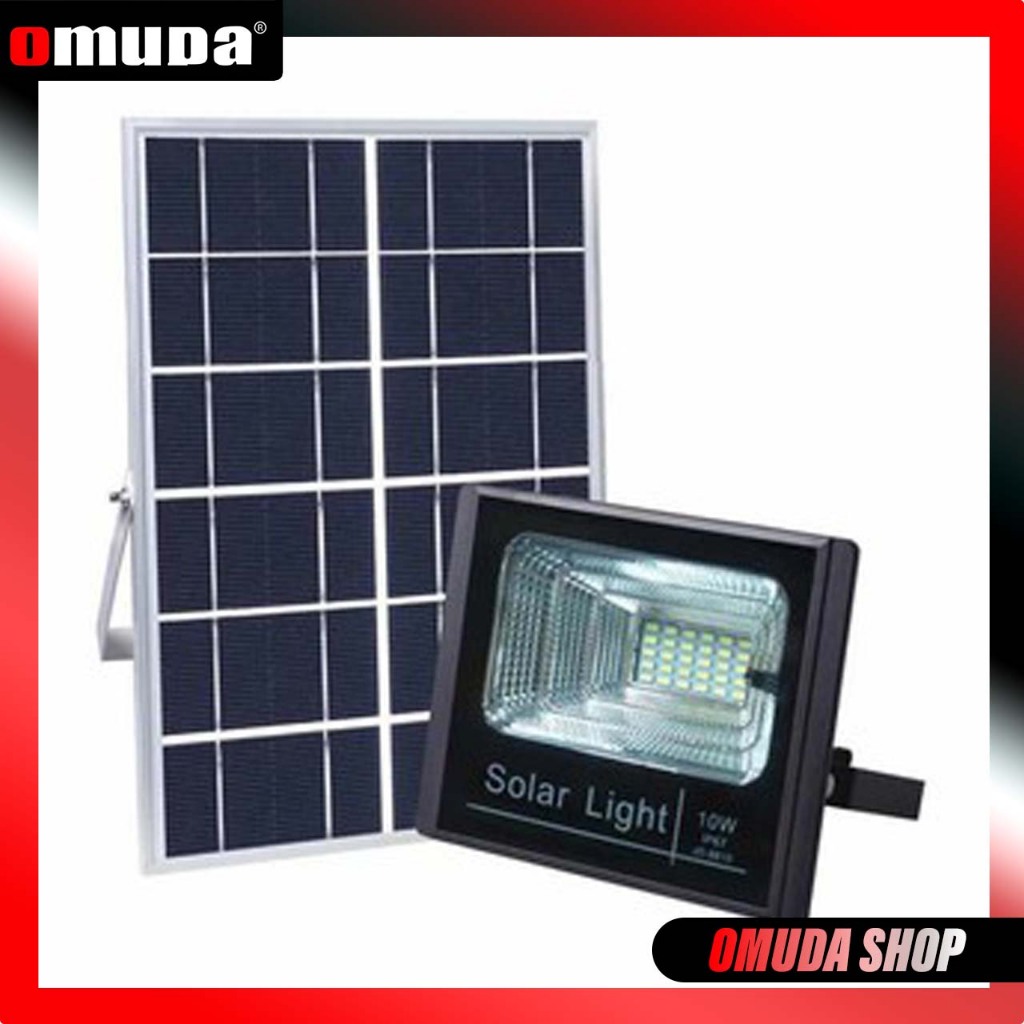 OMUDA_SHOP  ไฟโซล่าเซลล์ สปอตไลท์ Solar LED โซล่าเซลล์ รุ่นพี่บิ๊ก 10W JD-8810