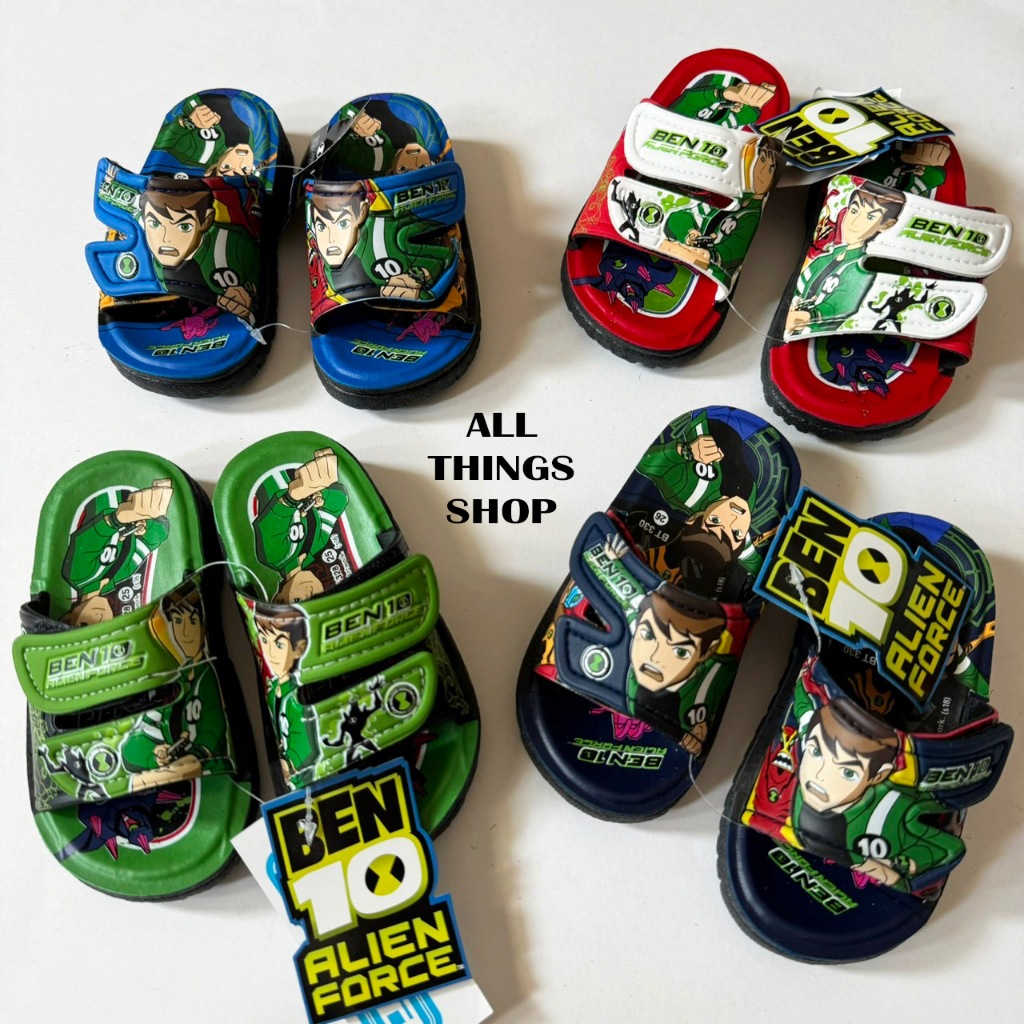 KENTA รองเท้าแตะเด็กแบบสวม BEN10  คละสี