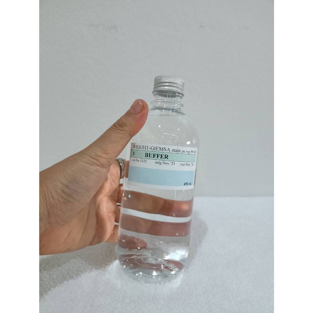 Buffer Wright Giemsa 450 ml , บัฟเฟอร์ ไรท์จิมซ่า 450มล.