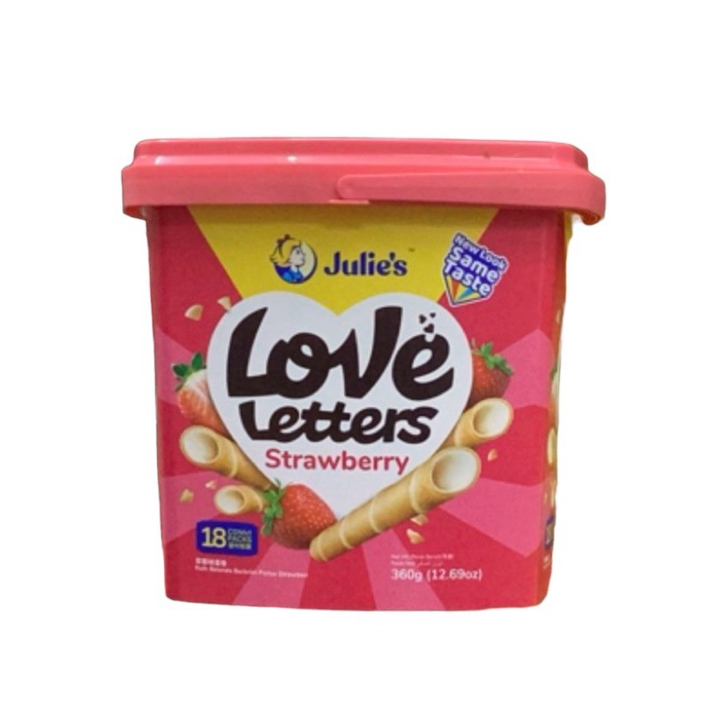 ขนมโอโจ้ julie’s letters รส strawberry