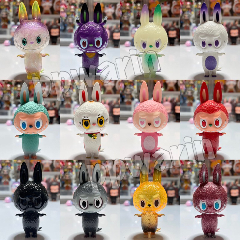 (ขายแยก พร้อมส่ง)(ซื้อผ่านวิดีโอลด30%) Popmart How2work Labubu Zimomo The little monsters series 3