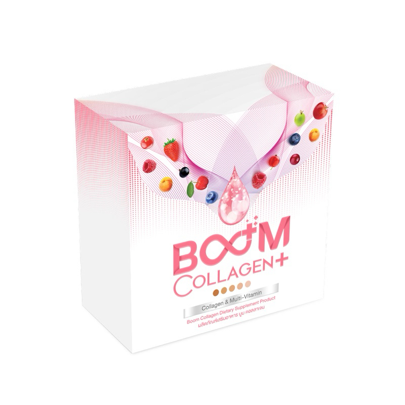 🍷Boom Collagen Plus +  พร้อมจัดส่ง🚛🚚 ของแท้ 100%