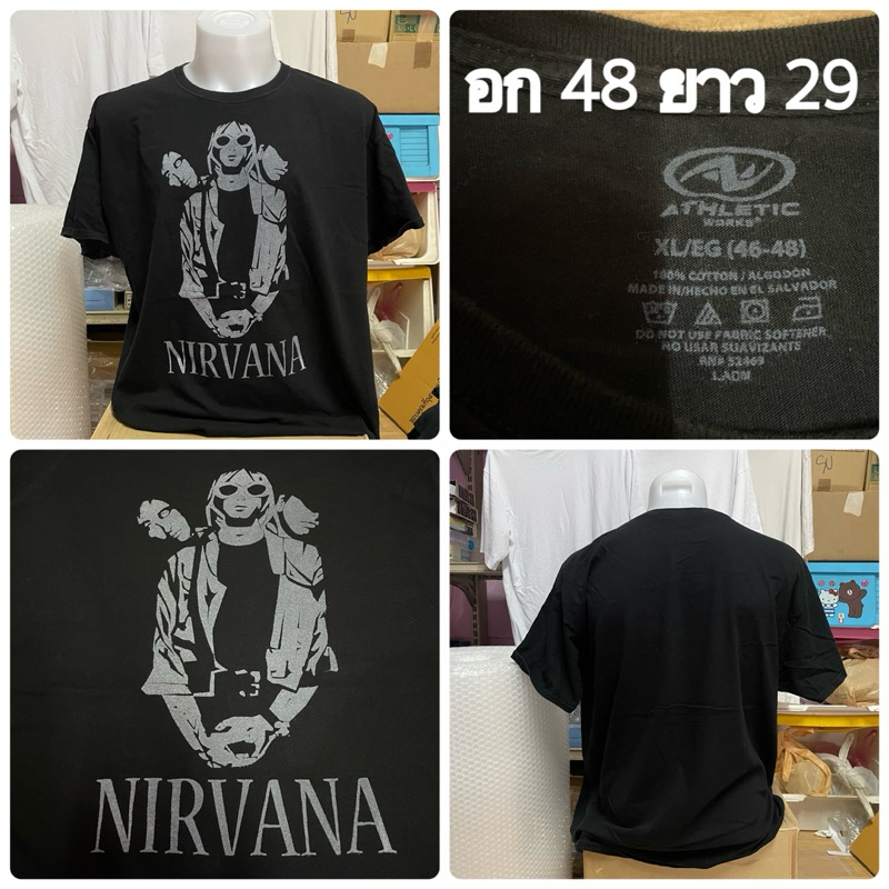 เสื้อยืดมือสอง USA วง Nirvana