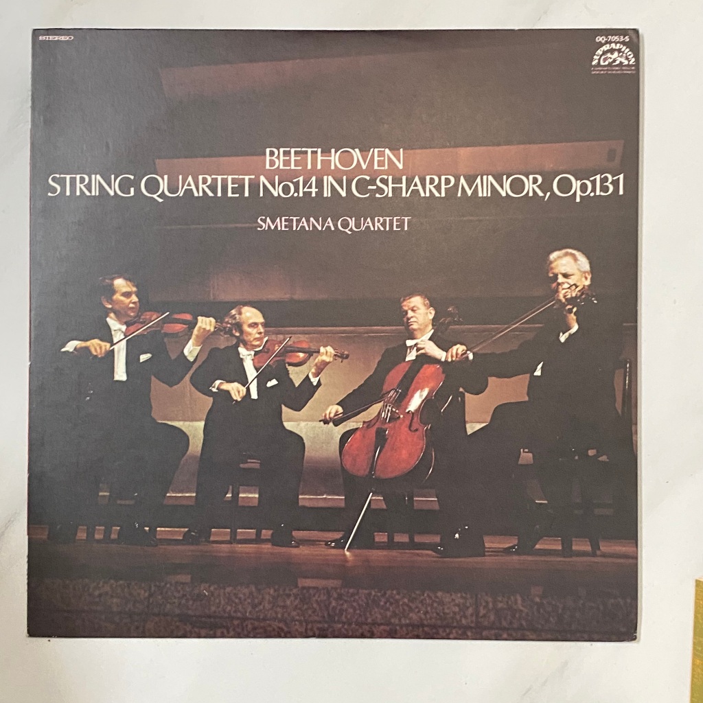 1LP Vinyl Records แผ่นเสียงไวนิล BEETHOVEN Smetana Quartet