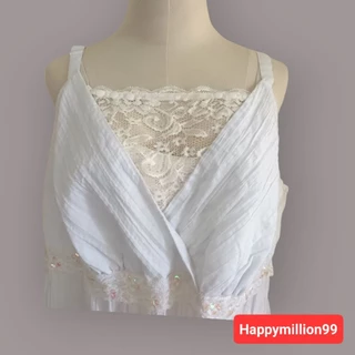 BB1#แผ่นผ้าลูกไม้บังทรง ปิดอกกันโป๊ ตกแต่งหน้าอก เสื้อคอกว้างคอลึก มีขนาดมาตรฐาน /ขนาดใหญ่ มีสายตะขอเกาะ/กระดุมติด มี4สี