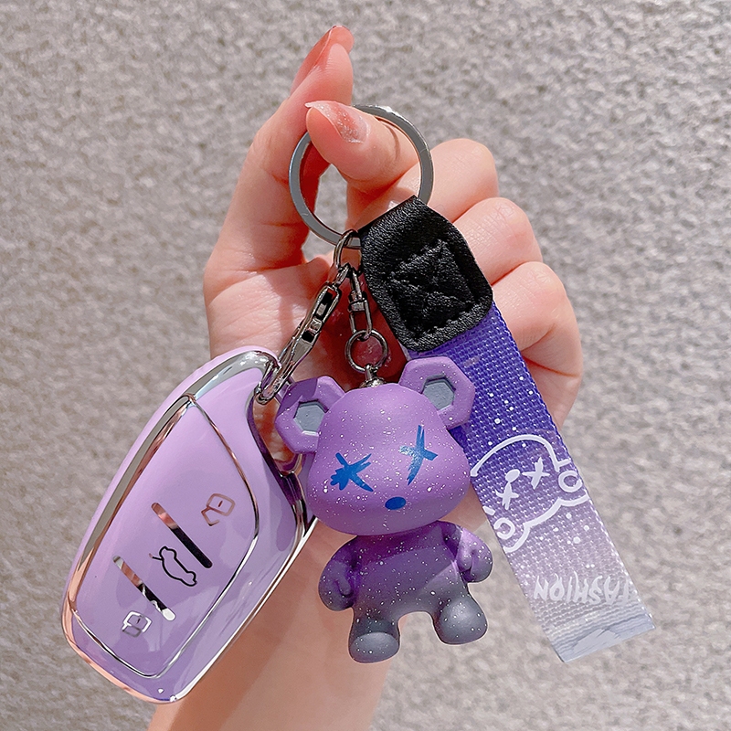 (พร้อมส่ง)เคสกุญแจเหมาะสำหรับ MG5 MG4 MG VS  พวงกุญแจ เคสป้องกันรอยกุญแจ