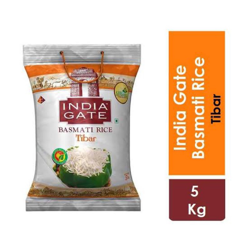 ข้าวยอดฮิต ของอินเดีย ข้าวบาสมาติ Basmati Rice 5 กิโลกรัม