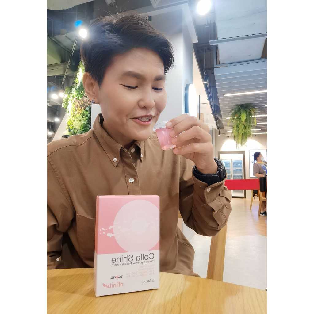 คอลลาเจน Collagen Colla Shine ชะลอความแก่ บำรุงกระดูก ลดอาการปวดเข่า ข้อต่อ ลดฝ้า ะลอการสลายของมวลกร