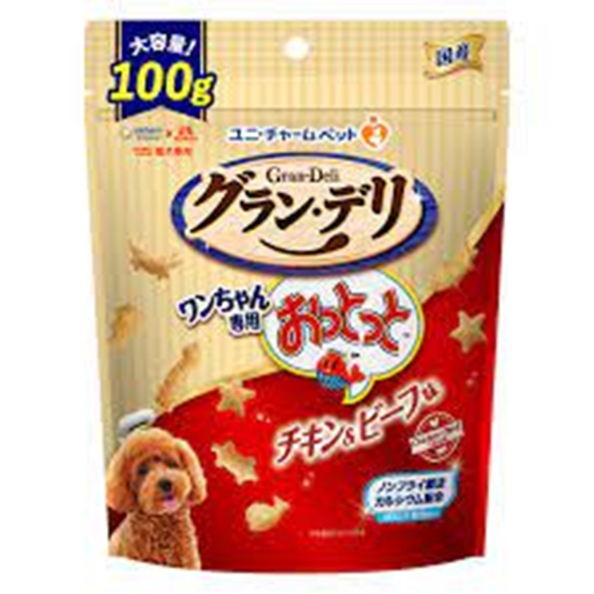 พร้อมส่ง ของแท้ Gran Deli by Unicharm Ottotto for Dogs/Kyo No GoHoubi Cheese/Chicken Roll (100g)/ขนม