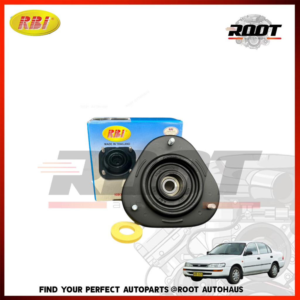 RBI เบ้าโช้คหน้า สูง TOYOTA AE100 EE101 FR เบอร์ 48609-12270