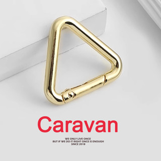 Caravan crew carabiner สามเหลี่ยม โลหะทั้งหมด